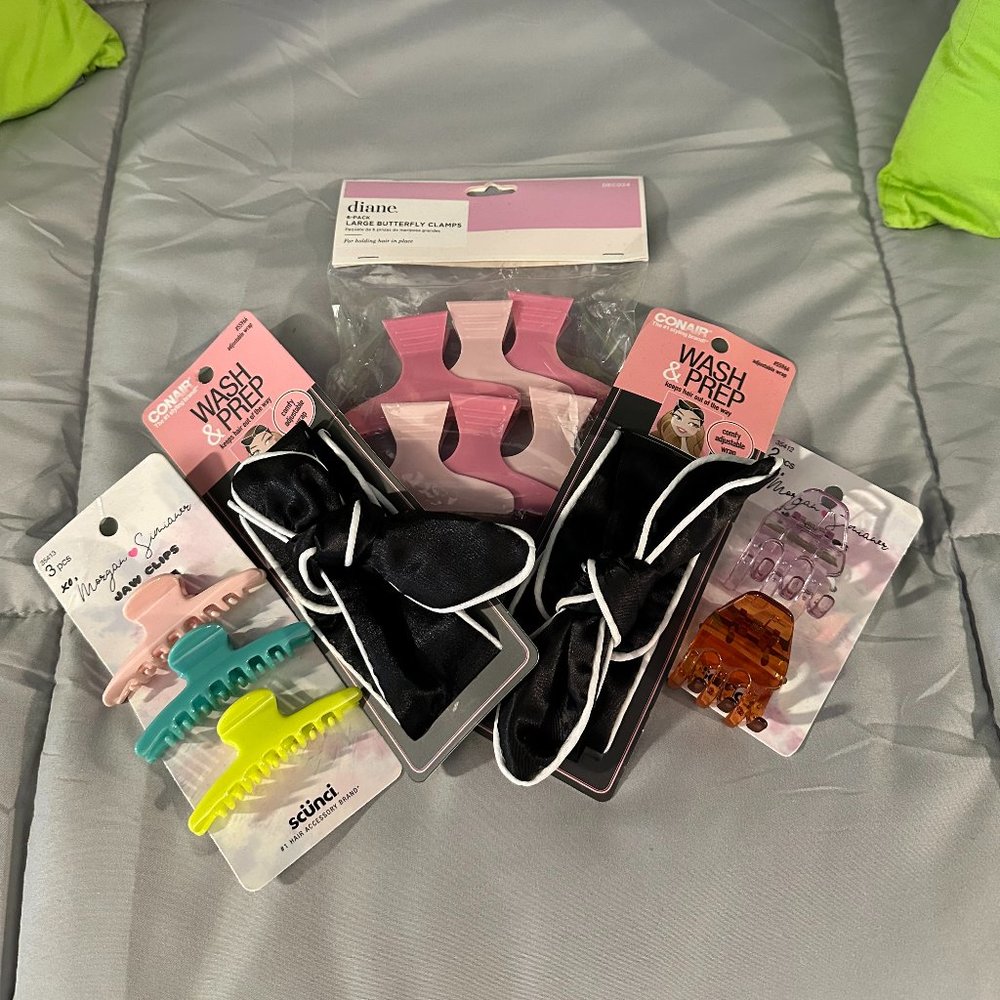 NEW - Bundle of Hair Clips, Wraps & Clamps